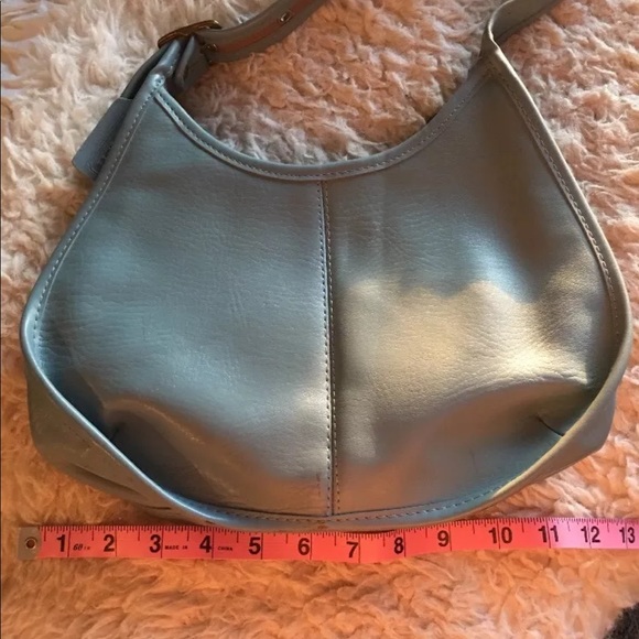 Coach Bags Coach Purse Baby Blue Shoulder Bag Leather Fob Poshmark